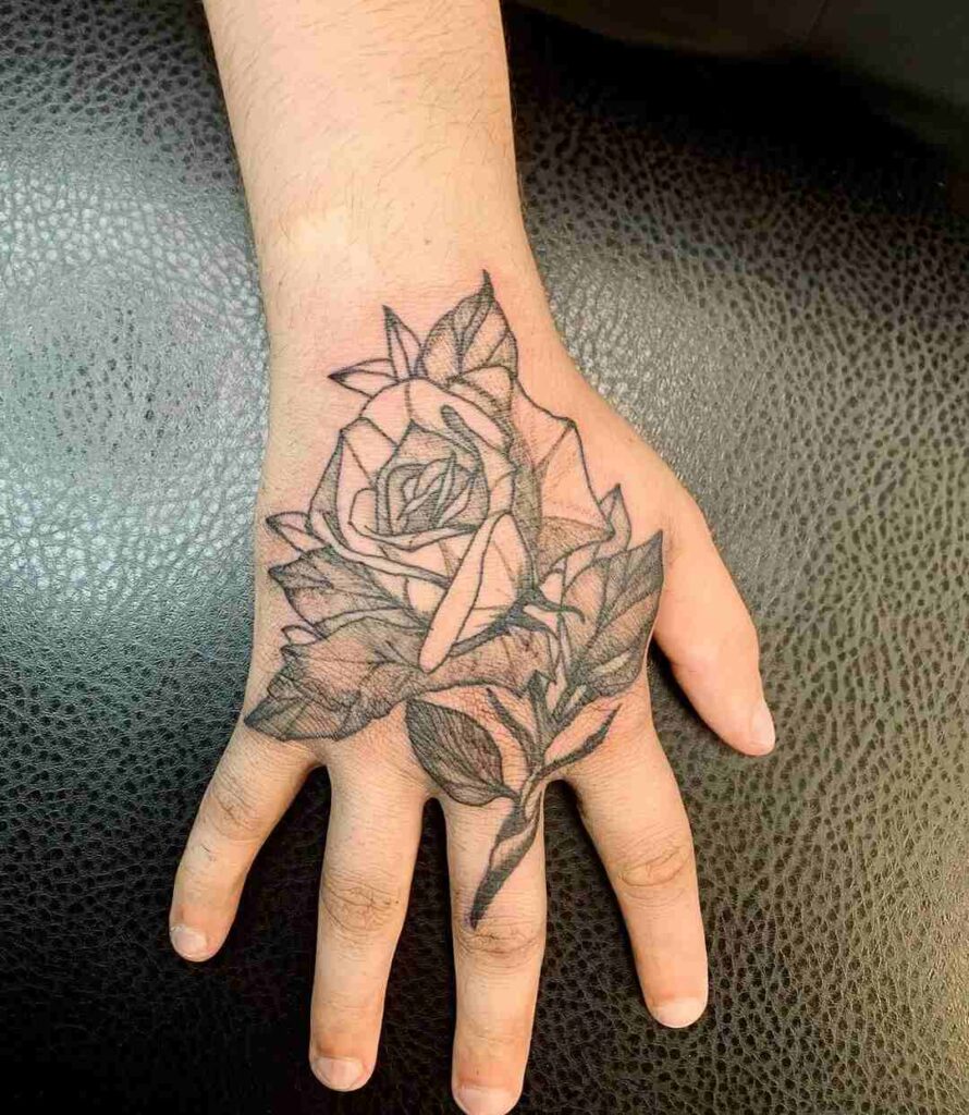 Meaning of Rose Tattoo on Hand